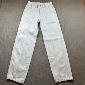 Levi's Carpenter Jeans Women 25 Light Blue  High Rise Straight Leg